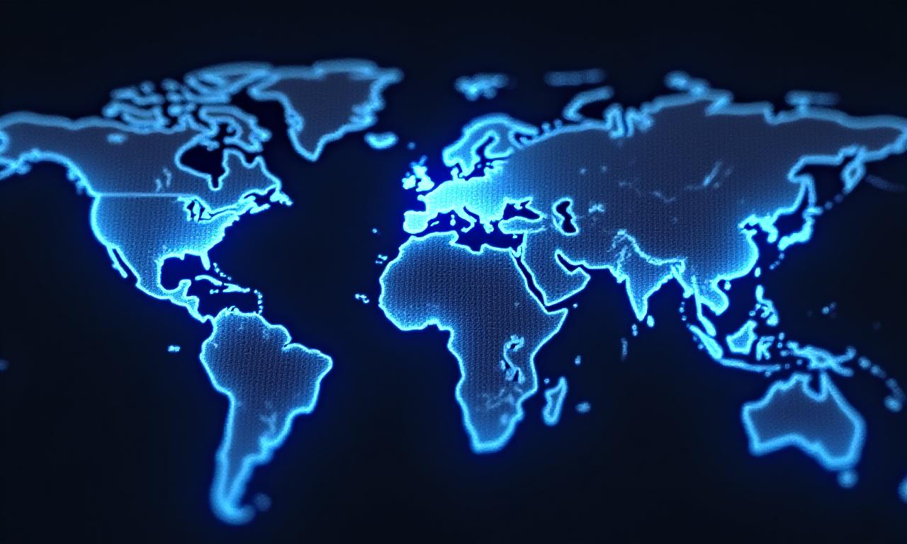 Global logistics network display